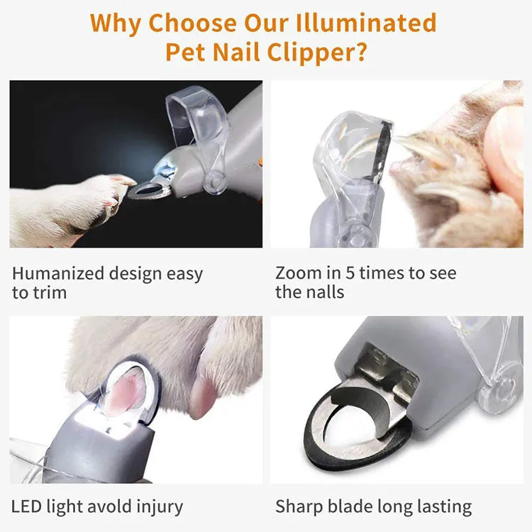 Professional Nail Clipper With LED