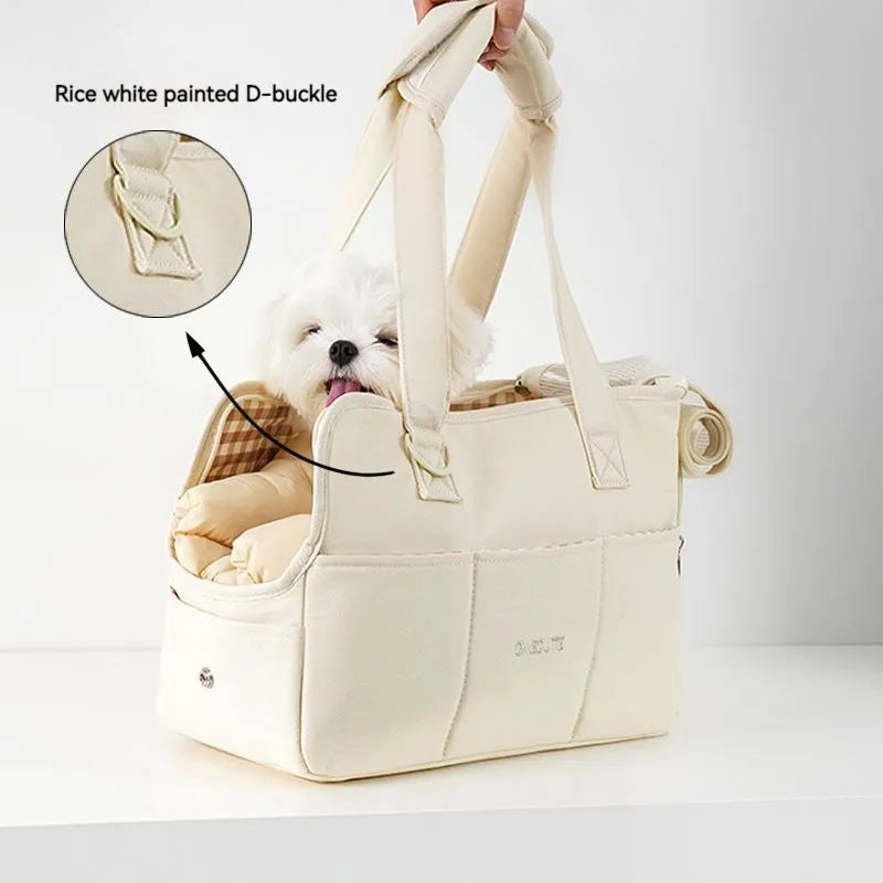 Small Dog Portable Shoulder Handbag