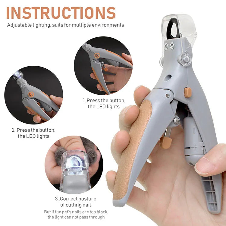 Professional Nail Clipper With LED