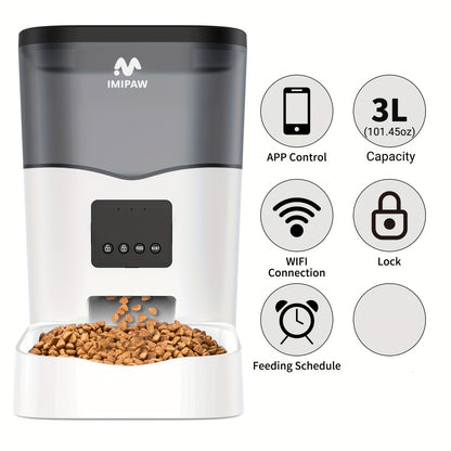 Automatic Cat & Dog Food Dispenser With App Control